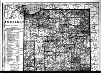 Indiana State Map - Above, Benton County 1909 Microfilm